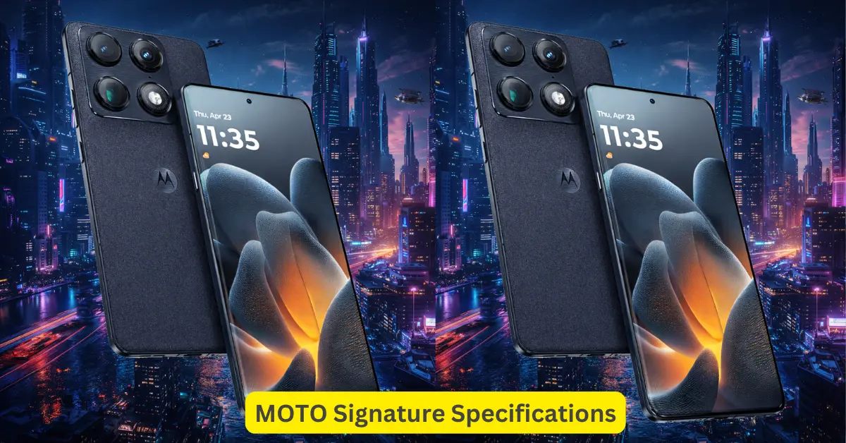 MOTO Signature Specifications